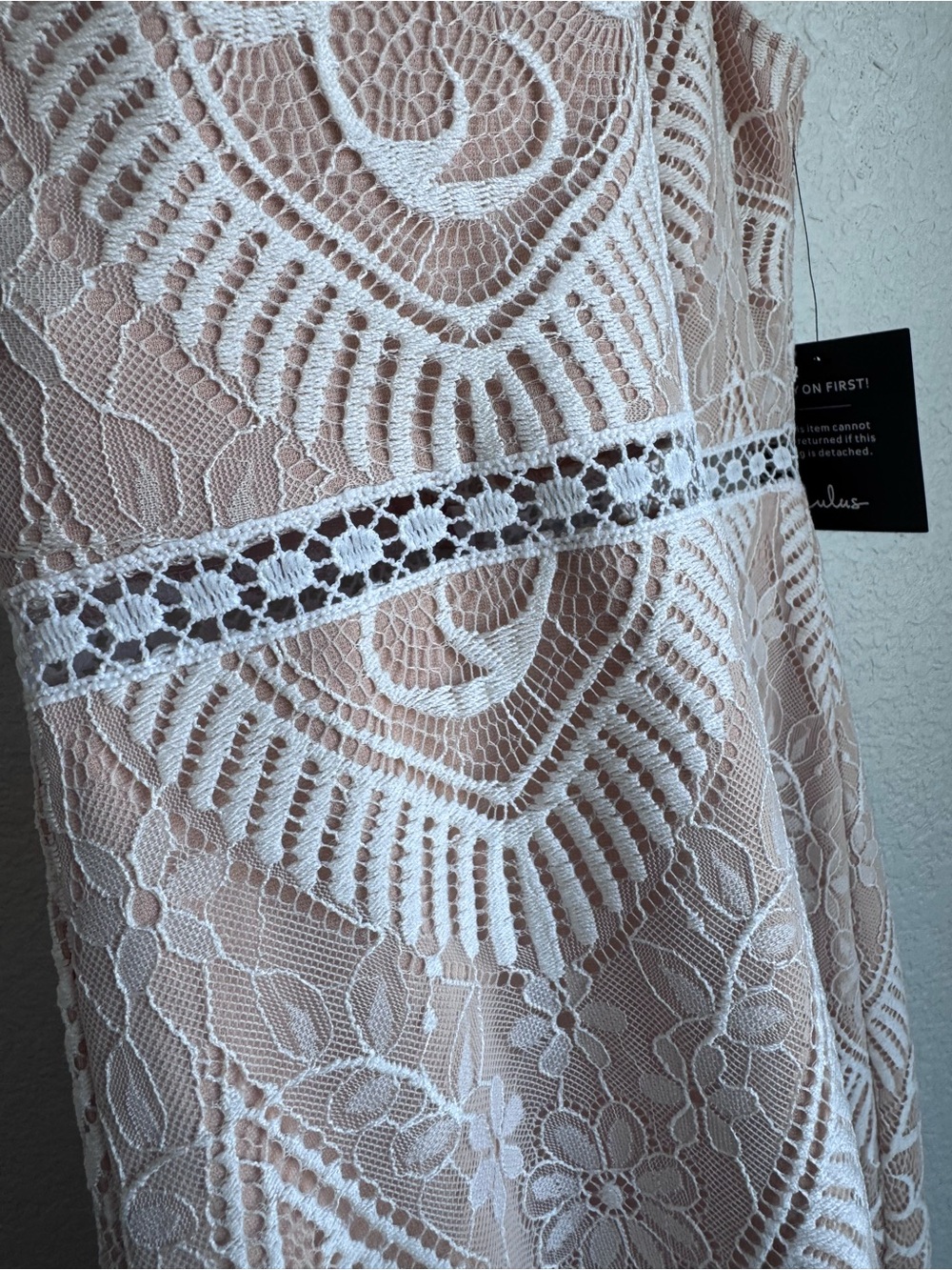 LUSH Lace Sleeveless Mini Dress - Picture 5 of 7